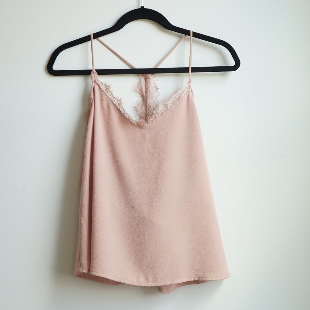 FREE PRESS Lacey Warm Blush Top